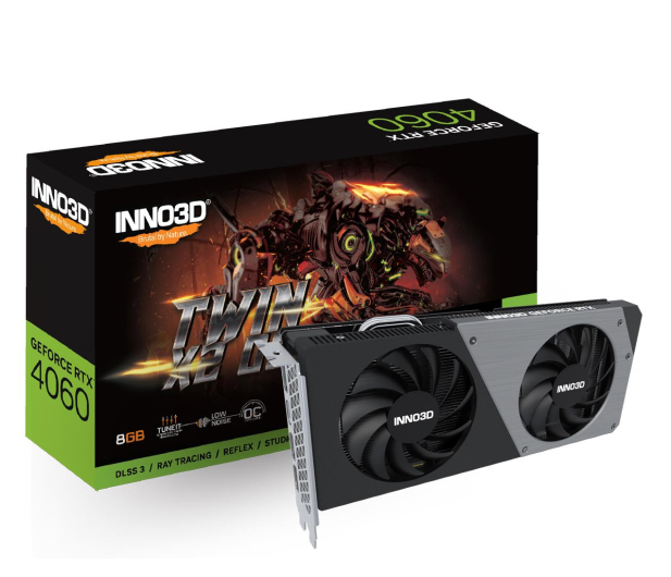 INNO3D GeForce RTX 4060 TWIN X2 OC 8GB GDDR6